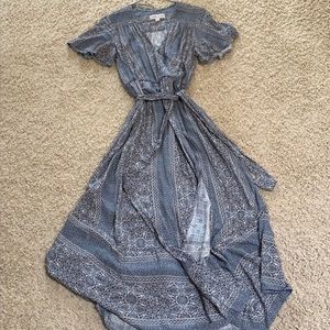 Knox rose faux wrap dress